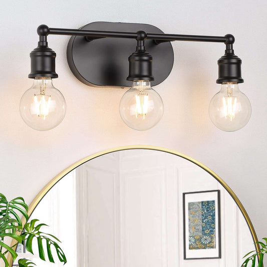3-Light Bathroom Light Fixtures, Wall Light Vanity Light - VividAuras
